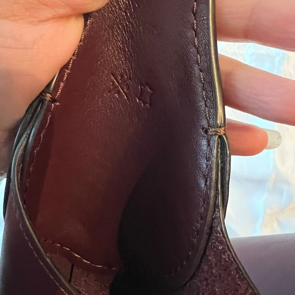 Coach Brooklyn 39 Merlot/Brass Leather Shoulder Bag - Picture 11 of 15